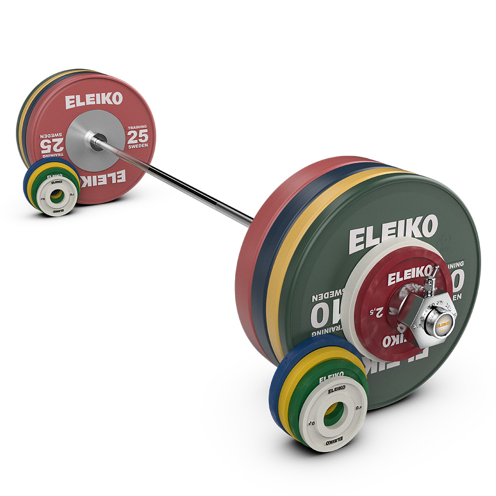 Skivstångsset Eleiko IWF Weightlifting Training NxG, 185 kg, Women
